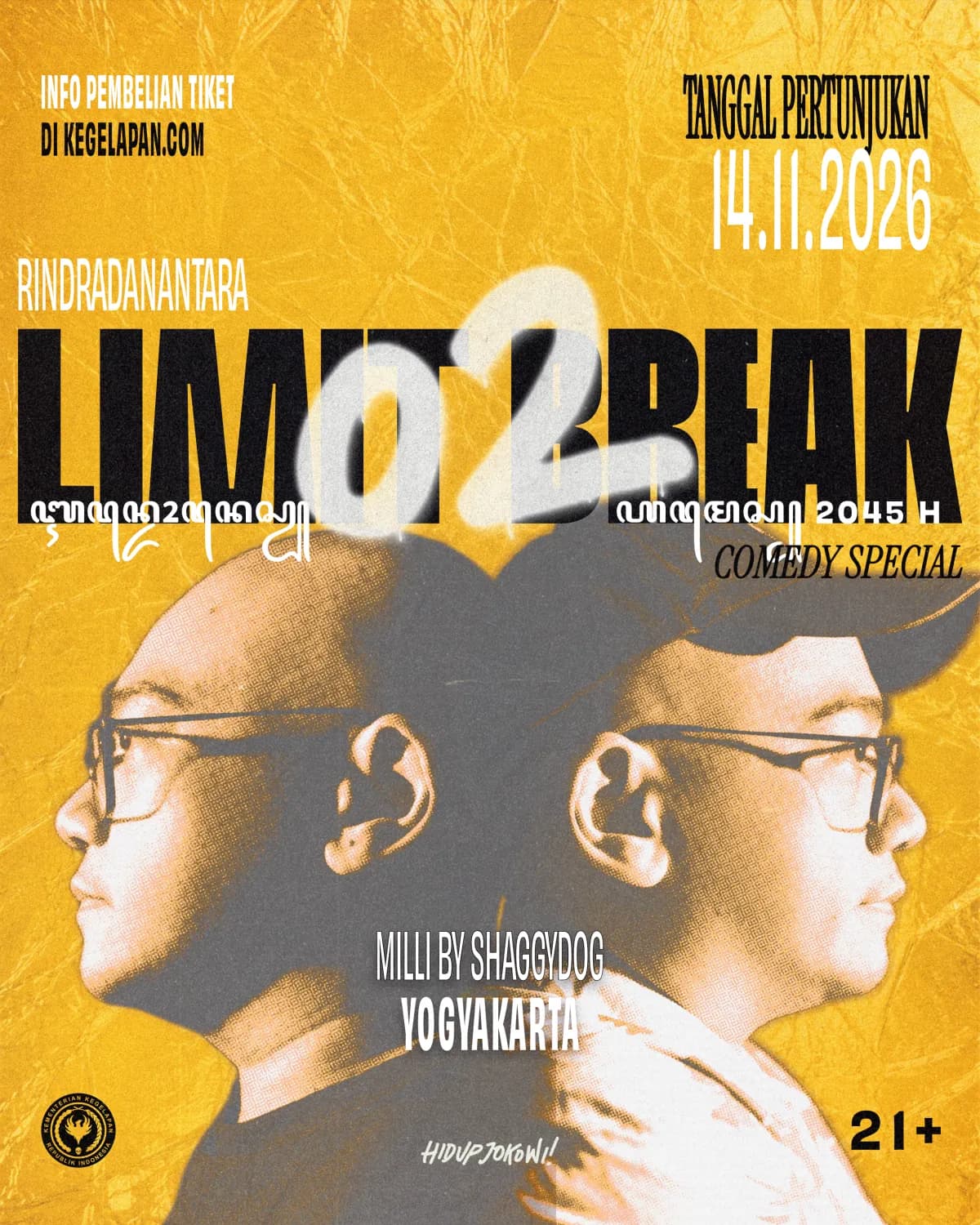 Poster LIMIT BREAK City Tour Yogyakarta
